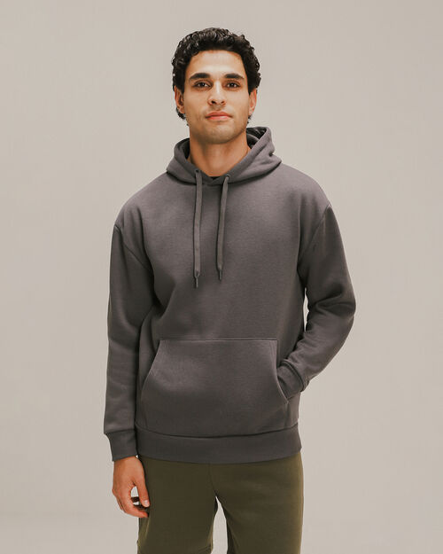 Sudadera Relaxed Hoodie Gris